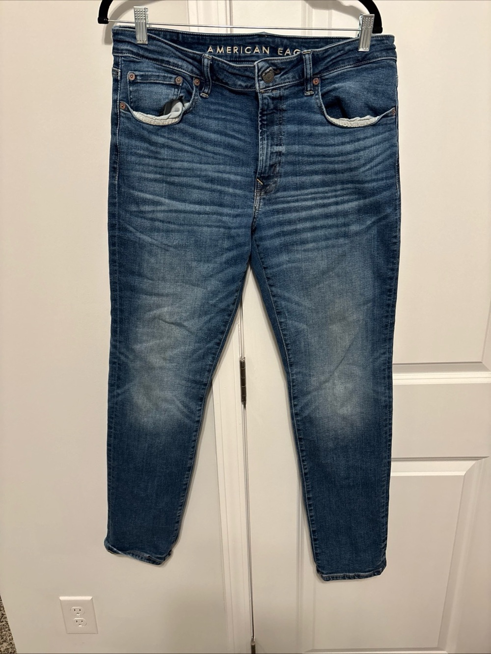 American Eagle Outfitters AirFlex + Slim Men’s Jeans - Blue Wash